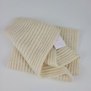 Cozy Cream Infinity Knit Scarf